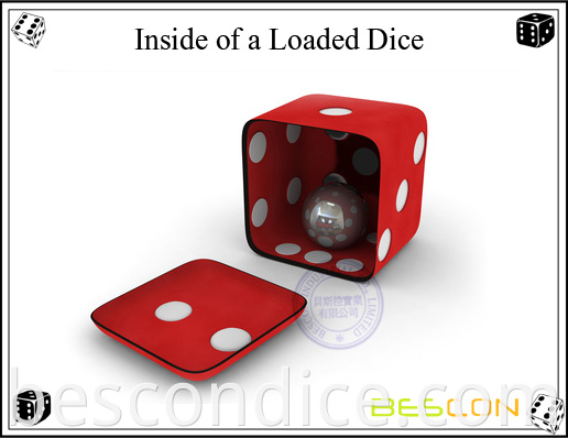 inside of a loaded dice